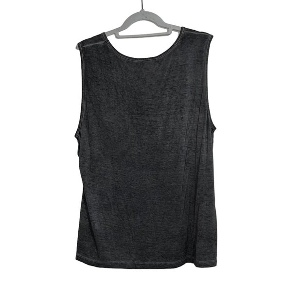 NWT A Touch Of Style - Women Sz XL - 2 Peice Set Grey Tank Top & Grey Lace Top - Picture 14 of 16